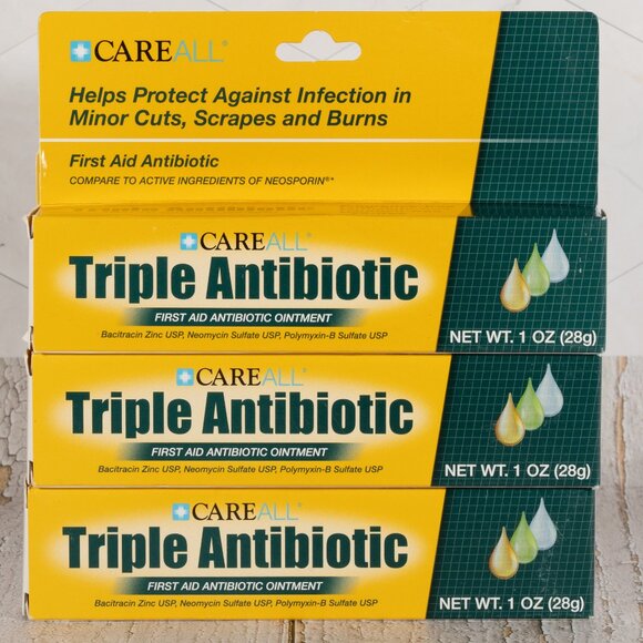 3 Pack CareAll 1oz Triple Antibiotic Ointment First Aid Ointment for Minor Scrat - Picture 1 of 6